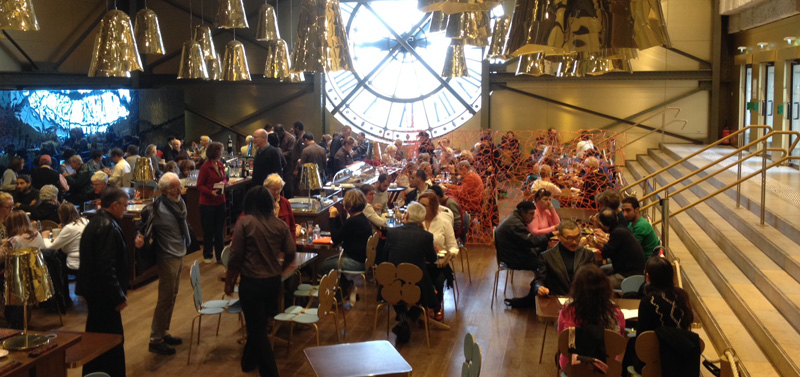 Cafe on 6th floor of the Orsay Museum